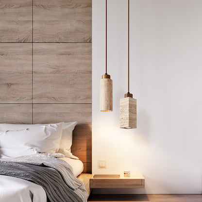 Solvara Travertine Pendant Lamp