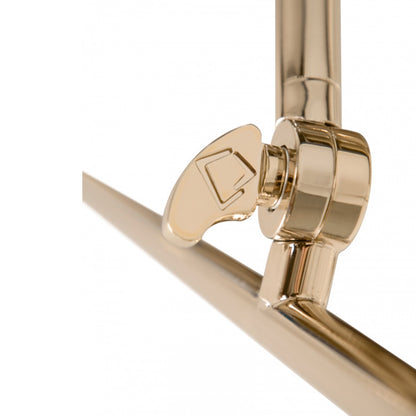 Abstract Gold Plated Contemporary Chandelier