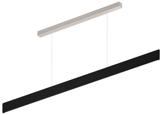 After 8 60.31" Wide Black 1/4" Profile LED Pendant