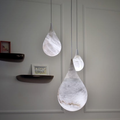 Marble Raindrop Drop light Pendant Light