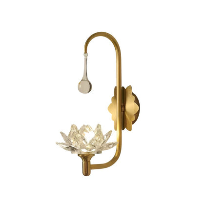 alberto lotus bloom wall lamp
