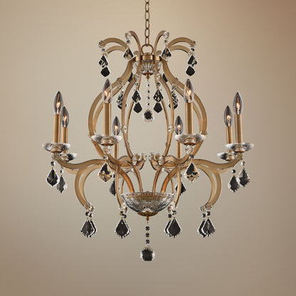 Allegri Duchess 28" Wide Champagne Gold 8-Light Chandelier