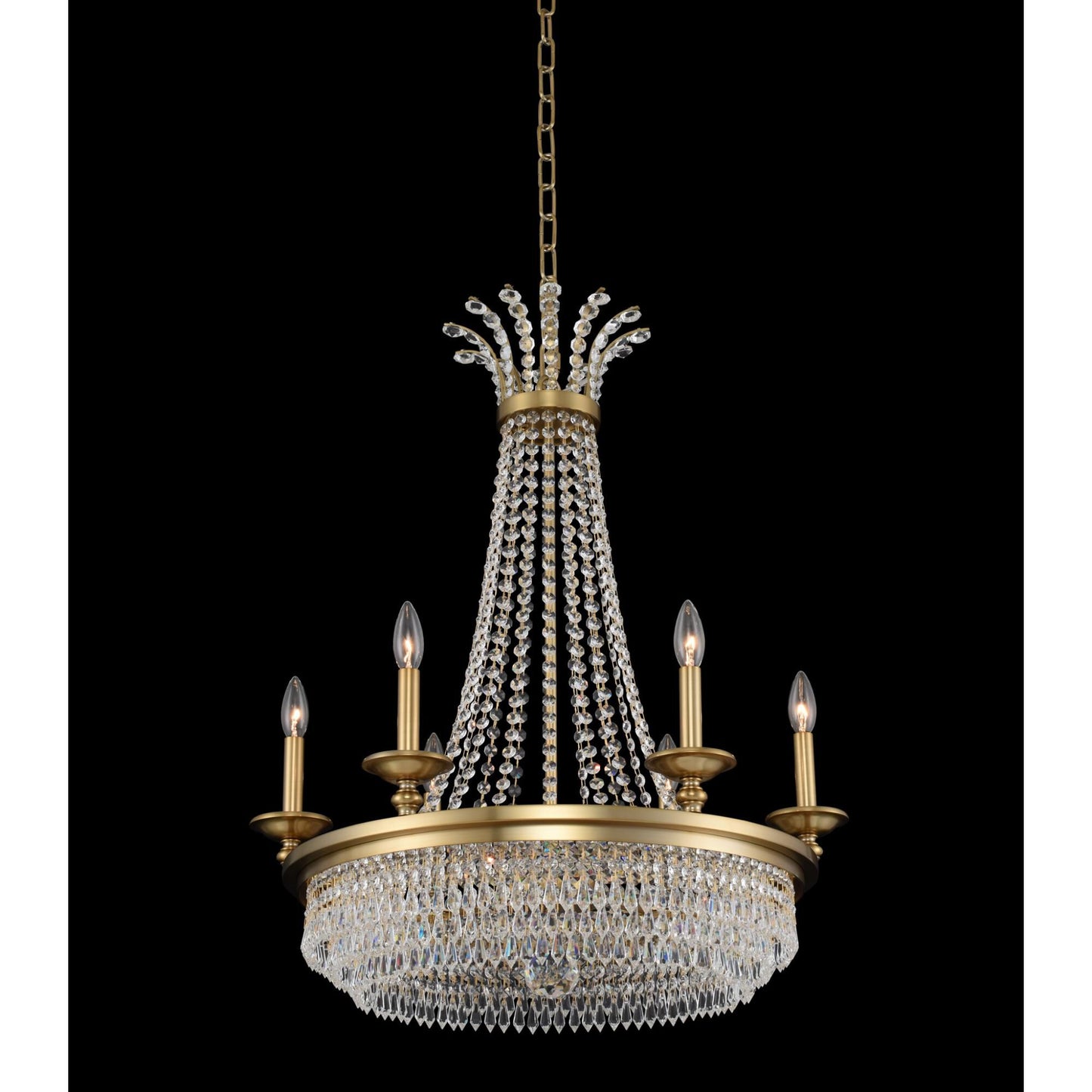 Allegri Tavo 26 Inch 9 Light Chandelier Cp198013