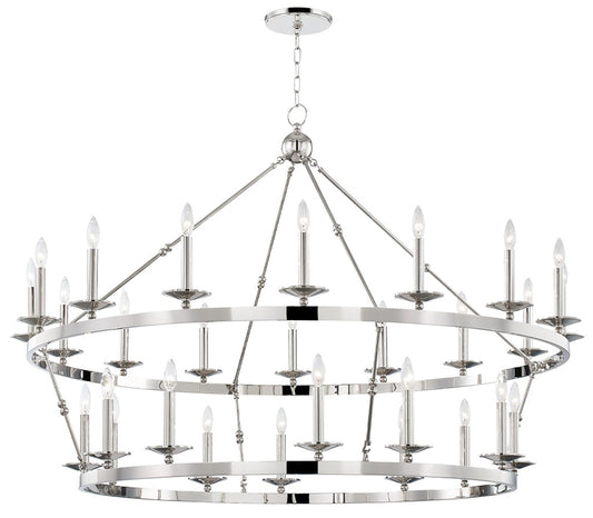 Allendale 28 Light Chandelier P Nickel