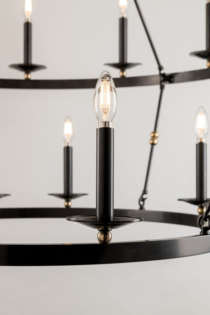 Allendale 36 Light Chandelier AOB