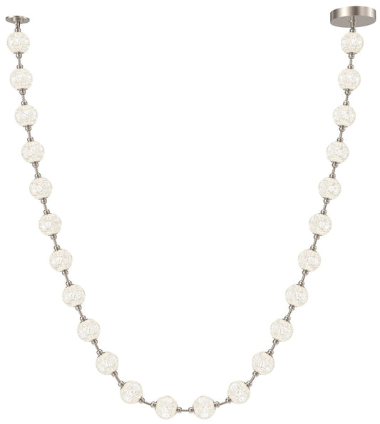 Alora Akoya LED 24 Head Polished Nickel Pendant