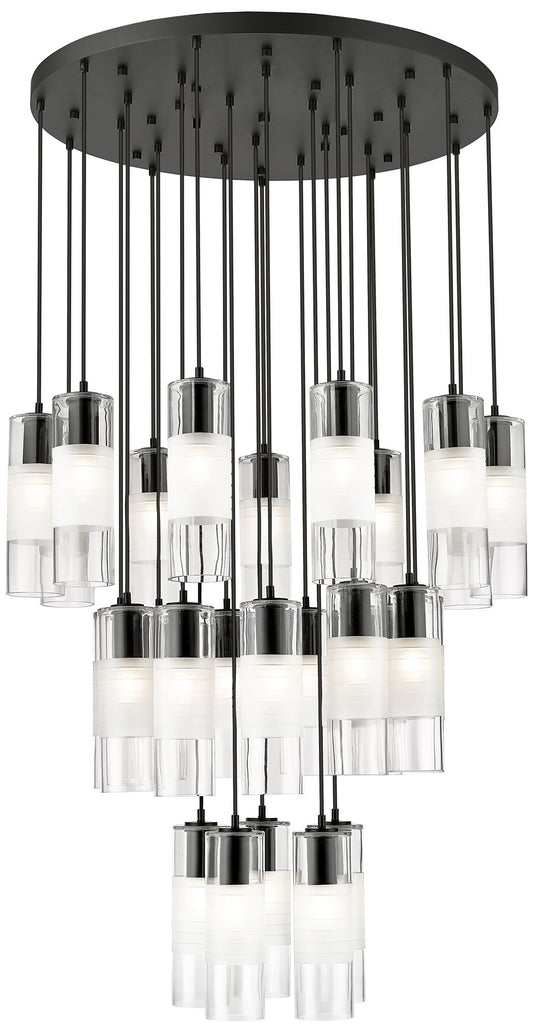 Alton by Z-Lite Matte Black 27 Light Chandelier