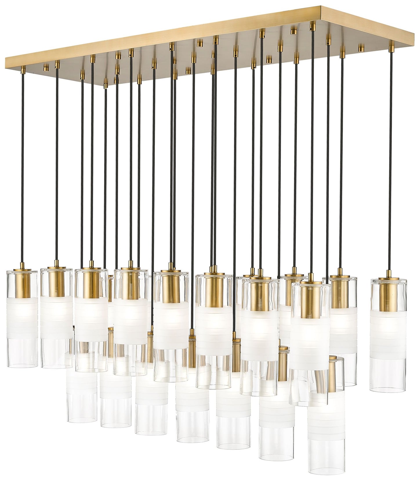 Alton by Z-Lite Modern Gold 23 Light Linear Chandelier