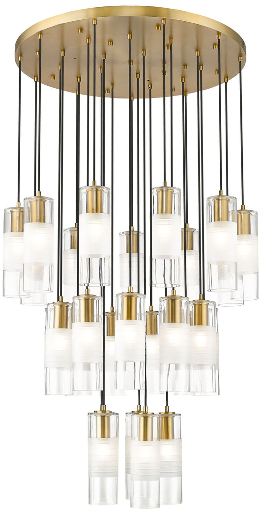 Alton by Z-Lite Modern Gold 27 Light Chandelier