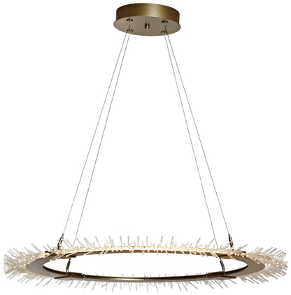 Anemone Circular 37" Wide Gold LED Pendant Light