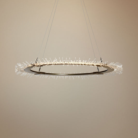 Anemone Circular 37" Wide Gold LED Pendant Light