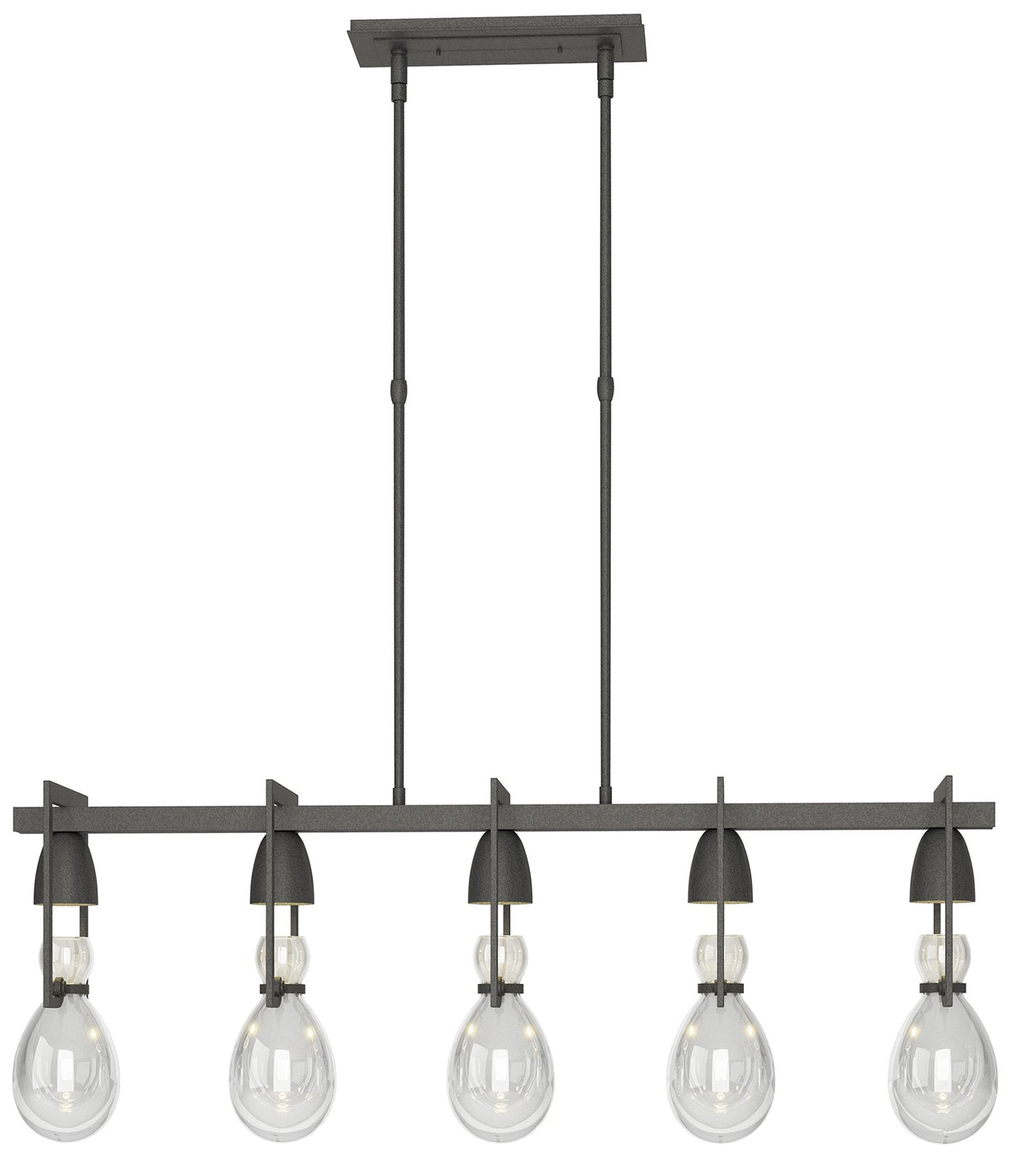 Apothecary 40.5" Wide Natural Iron Pendant