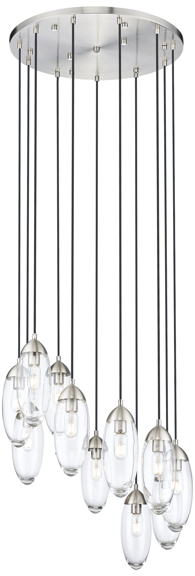 Arden by Z-Lite Brushed Nickel 11 Light Chandelier