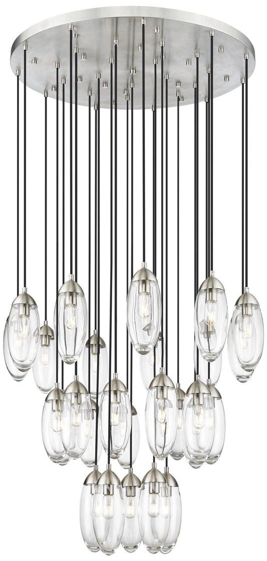 Arden by Z-Lite Brushed Nickel 27 Light Chandelier