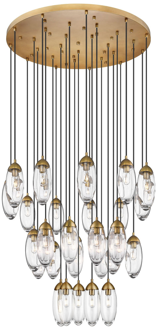 Arden by Z-Lite Rubbed Brass 27 Light Chandelier