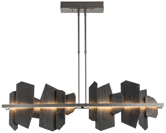 Ardesia 51.9" Wide Natural Iron LED Linear Pendant