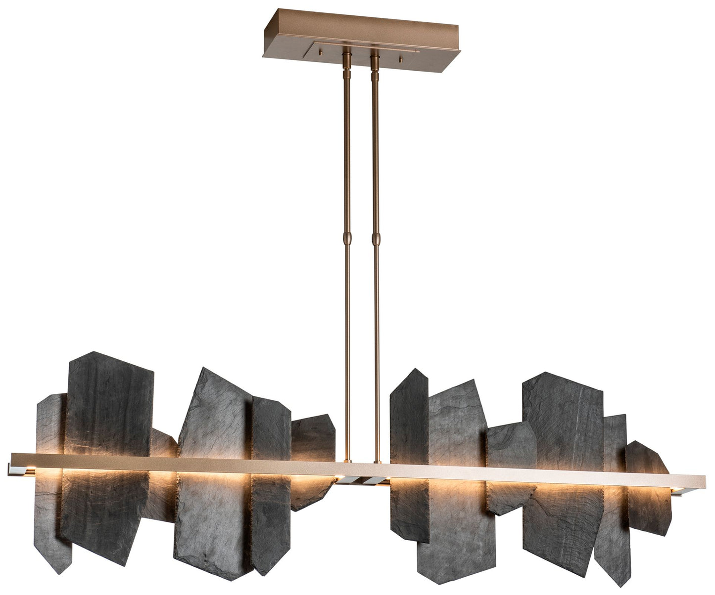 Ardesia 51.9" Wide Soft Gold LED Linear Pendant