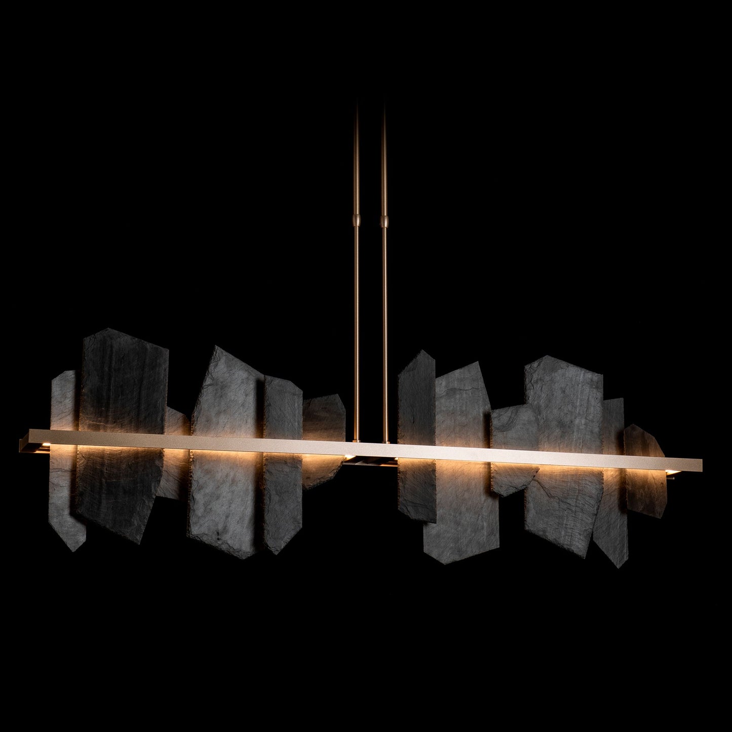 Ardesia 51.9" Wide Soft Gold LED Linear Pendant