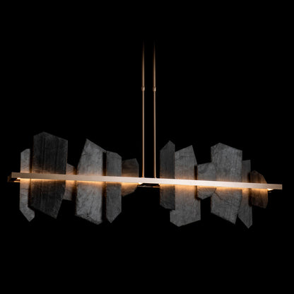 Ardesia 51.9" Wide Soft Gold LED Linear Pendant