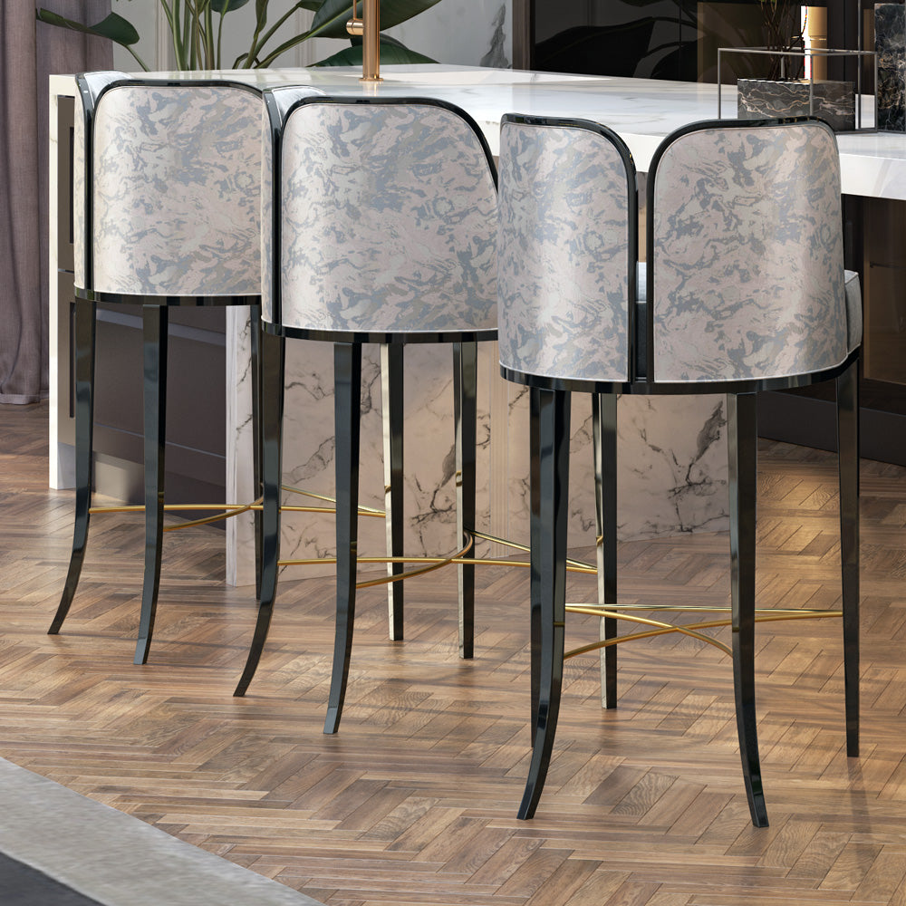 Art Deco Inspired Luxury Bar Stool