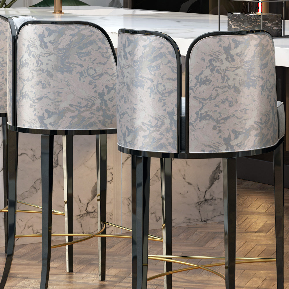 Art Deco Inspired Luxury Bar Stool