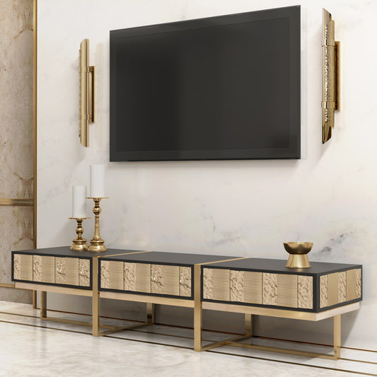 Art Deco Inspired TV Unit