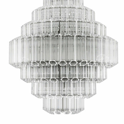 Art Deco Style Glass Chandelier