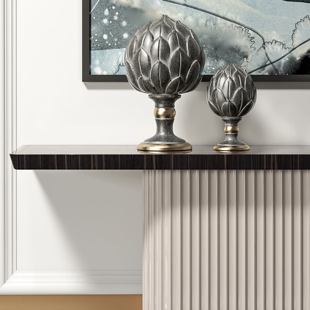 Art Deco Style Veneer Console Table