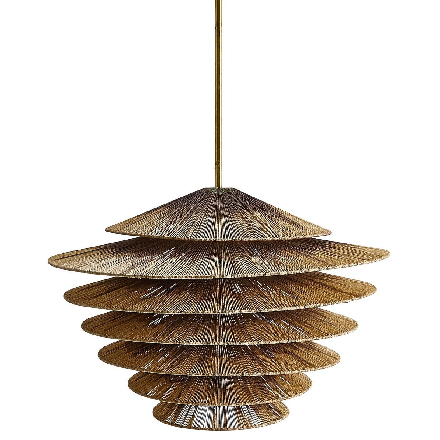 Arteriors Andria Pendant Natural Raffia