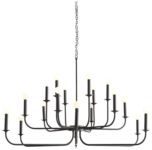 Arteriors- Breck Large Chandelier- 52" Bronze