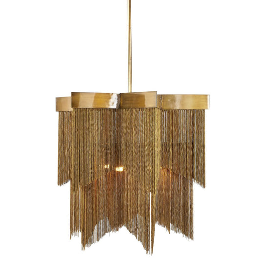Arteriors Bridget Chandelier Vintage Brass