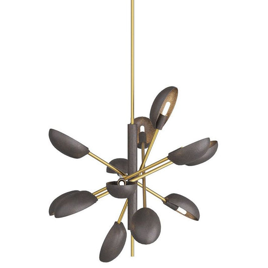 Arteriors Bryce Chandelier Antique Brass