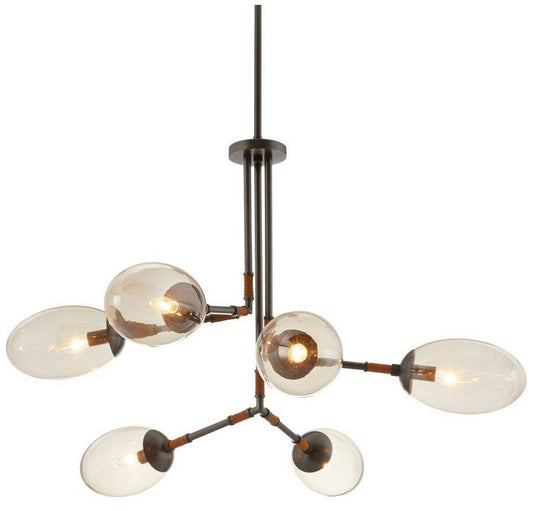 Arteriors  Falcon Chandelier 41" Smoke