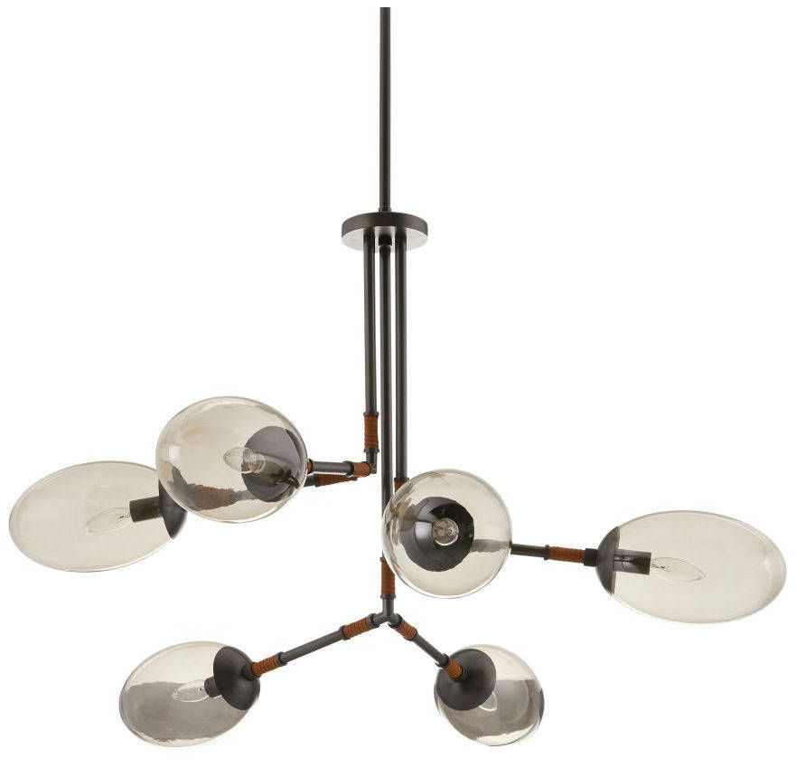 Arteriors  Falcon Chandelier 41" Smoke