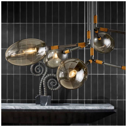 Arteriors  Falcon Chandelier 41" Smoke