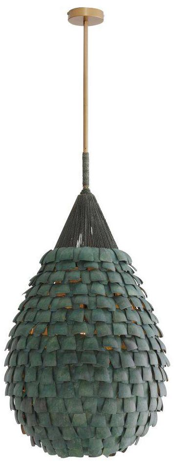 Arteriors  Ferndale Pendant 20" Eucalyptus Stain