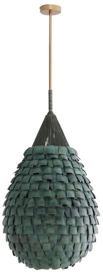 Arteriors  Ferndale Pendant 20" Eucalyptus Stain