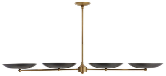 Arteriors- Griffith Linear Chandelier- 55" Bronze