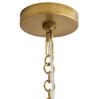 Arteriors Home Breck 36" Wide Antique Brass Chandelier