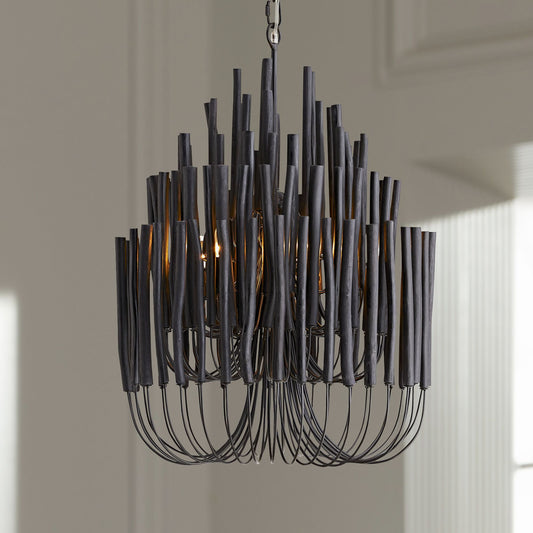 Arteriors Home Tilda 21" Wide Black Chandelier