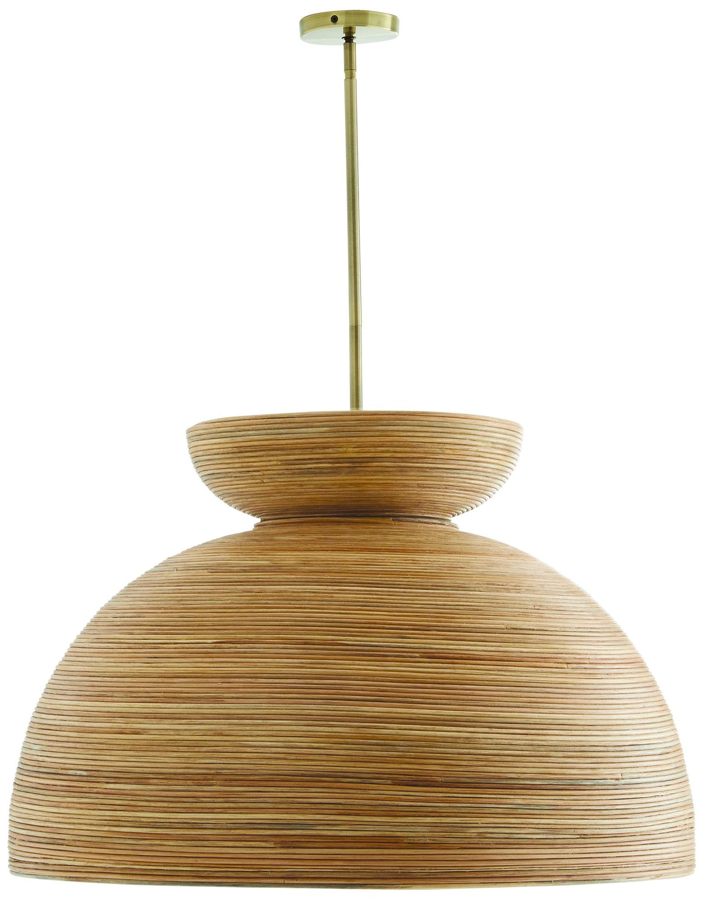 Arteriors- Midori Pendant- 32" Natural Rattan