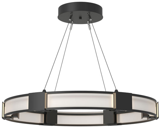 Aura Pendant - Black - Frosted