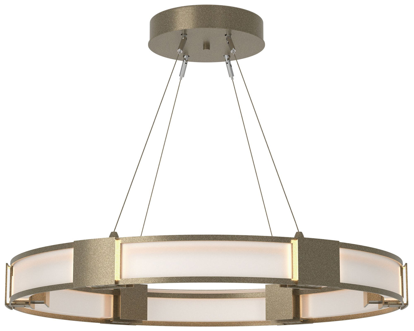 Aura Pendant - Gold - Frosted