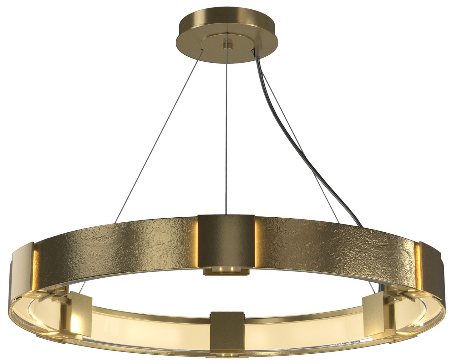 Aura Pendant - Modern Brass - Clear