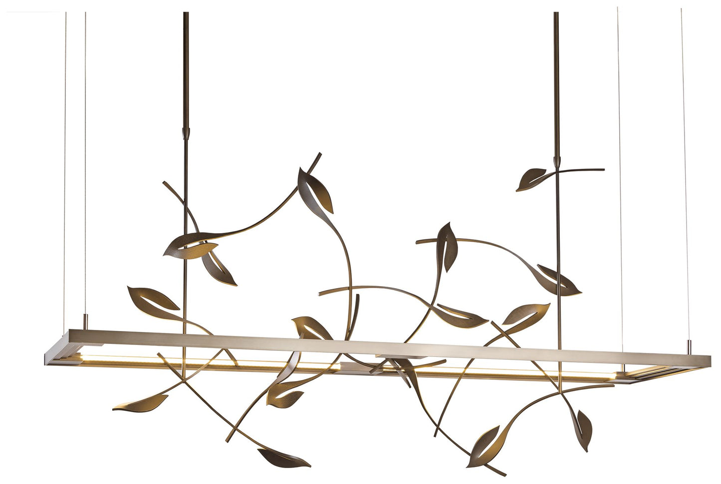 Autumn 53.4" Dark Smoke Long LED Pendant