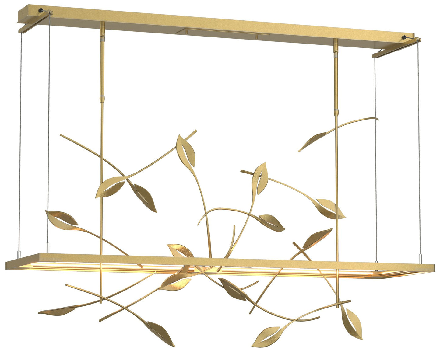 Autumn 53.4" Wide Modern Brass Standard LED Pendant