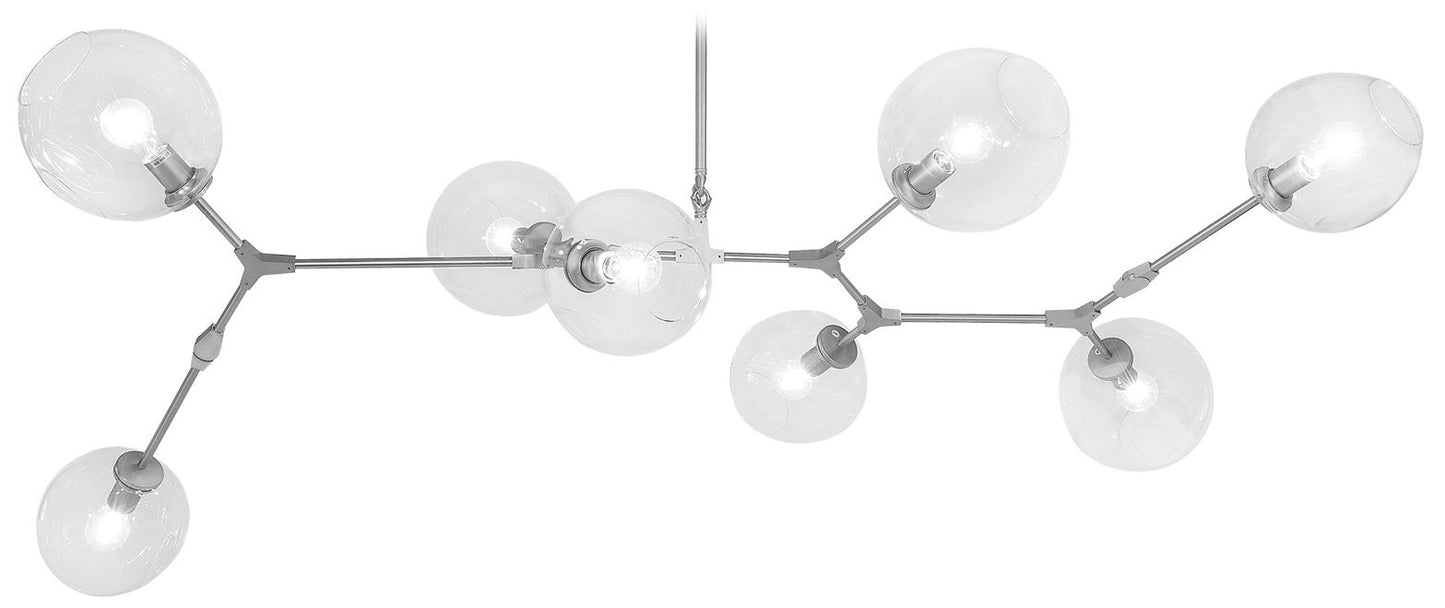 Avenue Lighting- Fairfax Collection-8 Light Hanging Chandelier-Matte Chrome