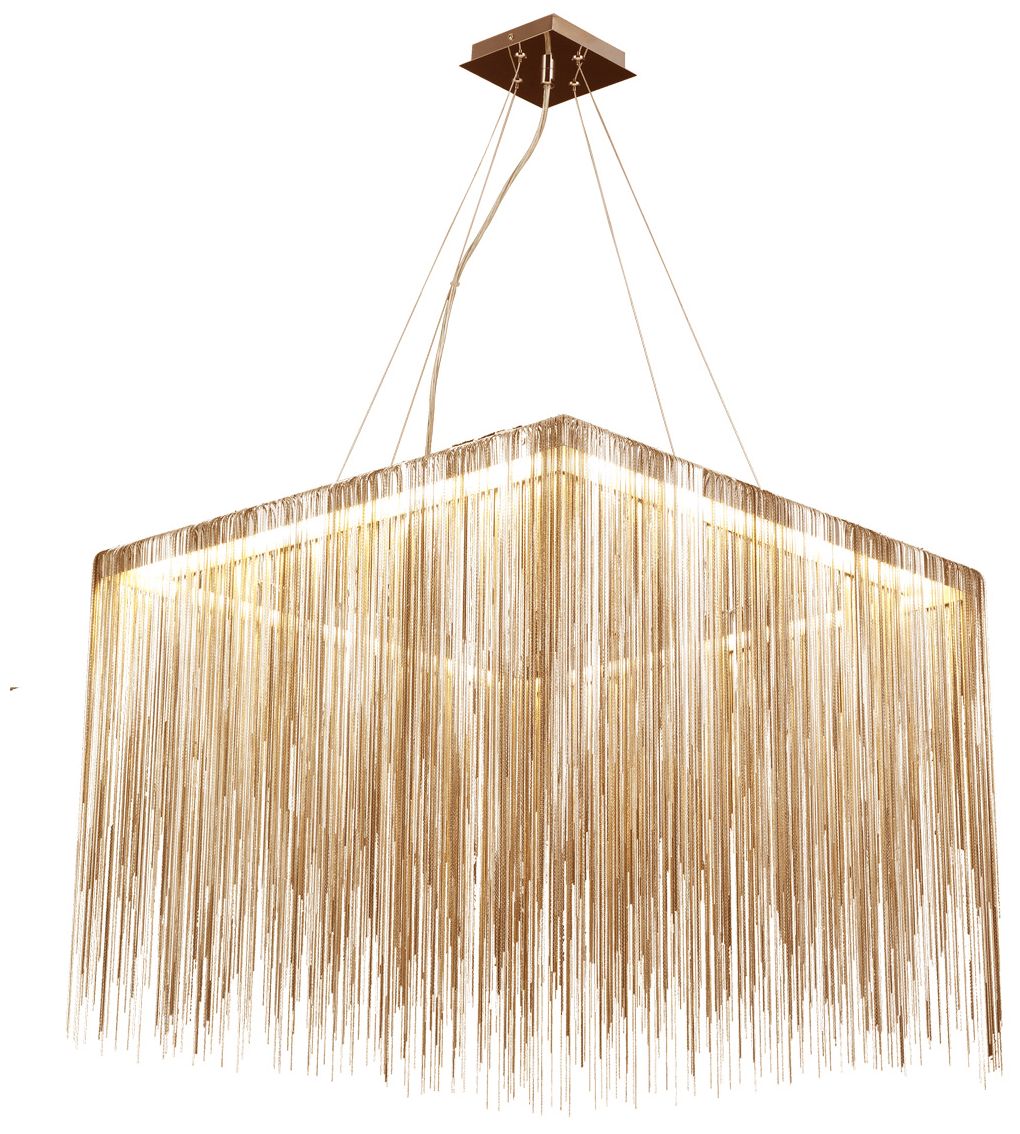 Avenue Lighting Fountain Ave Collection Hanging Chandelier Gold