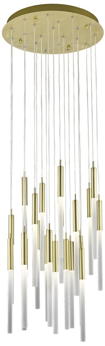 Avenue Lighting Main St. Collection Pendant Brushed Brass