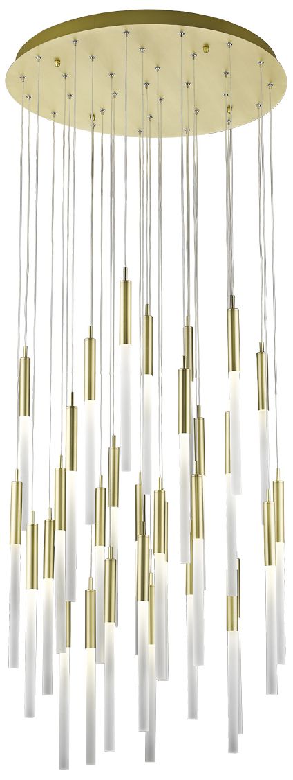 Avenue Lighting Main St. Collection Pendant Brushed Brass